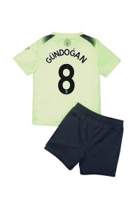 Manchester City Ilkay Gundogan #8 Babytruitje 3e tenue Kind 2022-23 Korte Mouw (+ Korte broeken)